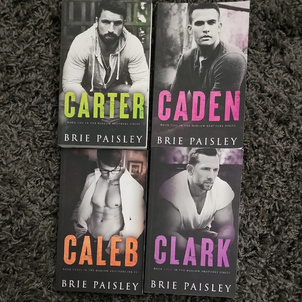 Brie Paisley - Harlow Brorher's Book Set - Carter, Caleb, Caden, Clark